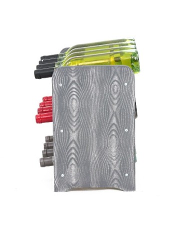 Regał na wino RW-16 /12 butelek/ - Szary Dekor - product 2