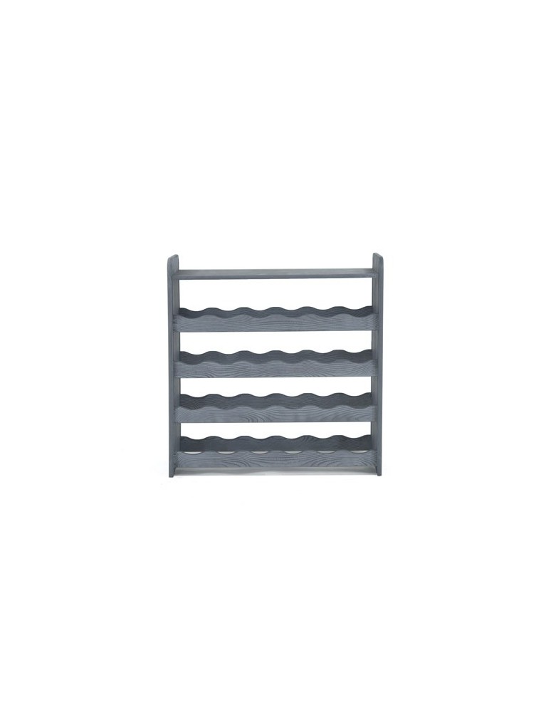 Regały - Regał na wino z półką RW-16 /24 butelki/ - Szary Dekor - product b2b.wamar.biz 6