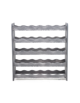 Regał na wino RW-16 /30 butelek/ - Szary Dekor