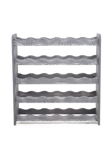 Regał na wino RW-16 /30 butelek/ - Szary Dekor - product 2