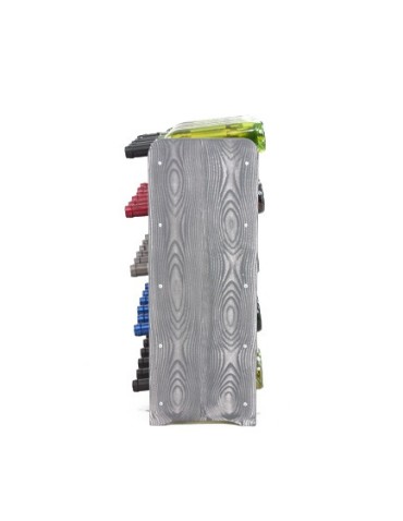 Regały - Regał na wino RW-16 /30 butelek/ - Szary Dekor - product 3