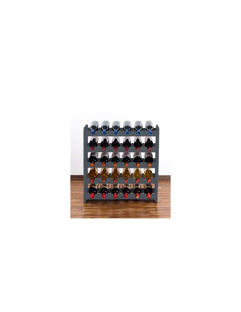 Regały - Regał na wino RW-16 /30 butelek/ - Szary - product b2b.wamar.biz 3