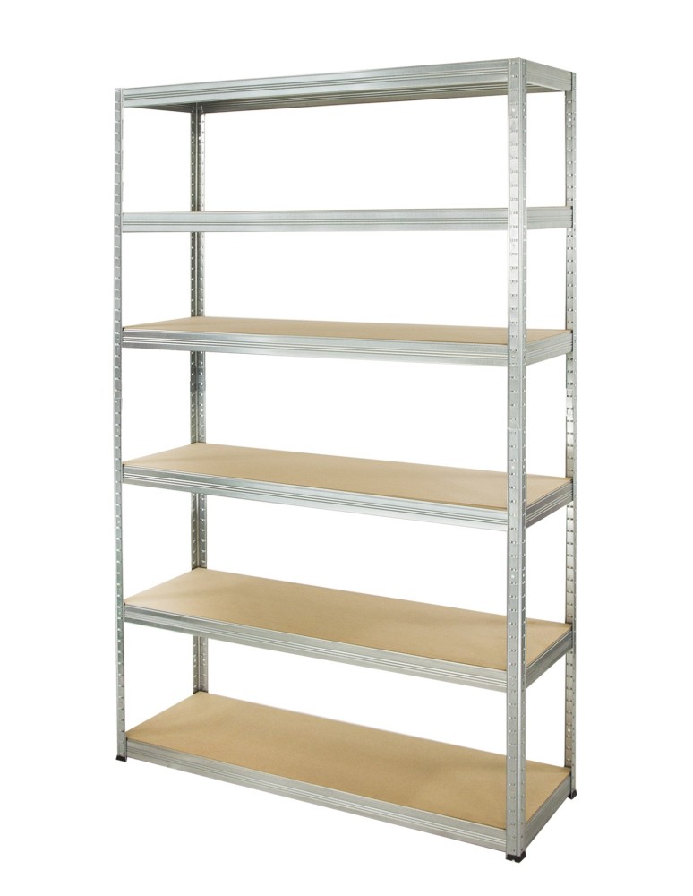 Regały Magazynowe - Regał Helios 213x120x35 cm 6 półek/350kg Ocynkowany - product b2b.wamar.biz 2