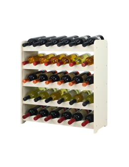 Regał na wino RW-16 /30 butelek/ - Ecru