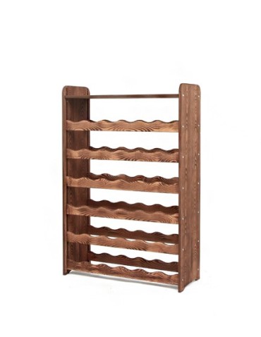 Regał na wino z półką RW-16 /36 butelek/ - Brązowy Dekor - product 2