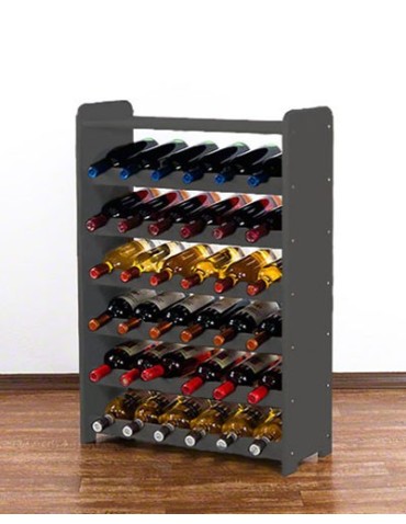 Regał na wino z półką RW-16 /36 butelek/ - Szary - product 2