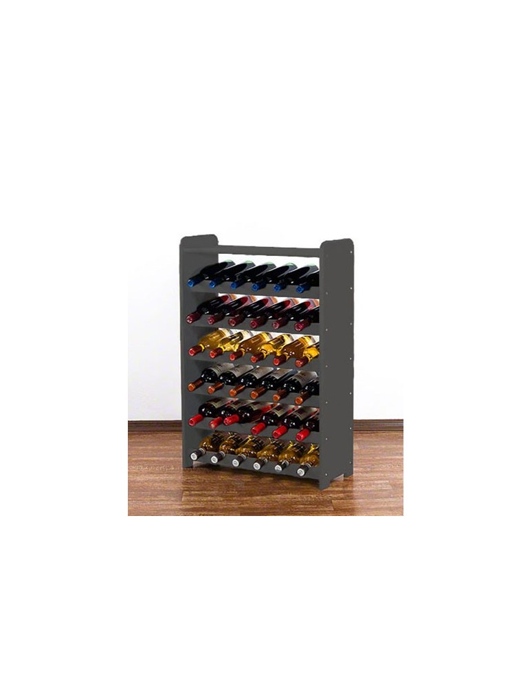 Regały - Regał na wino z półką RW-16 /36 butelek/ - Szary - product b2b.wamar.biz 2