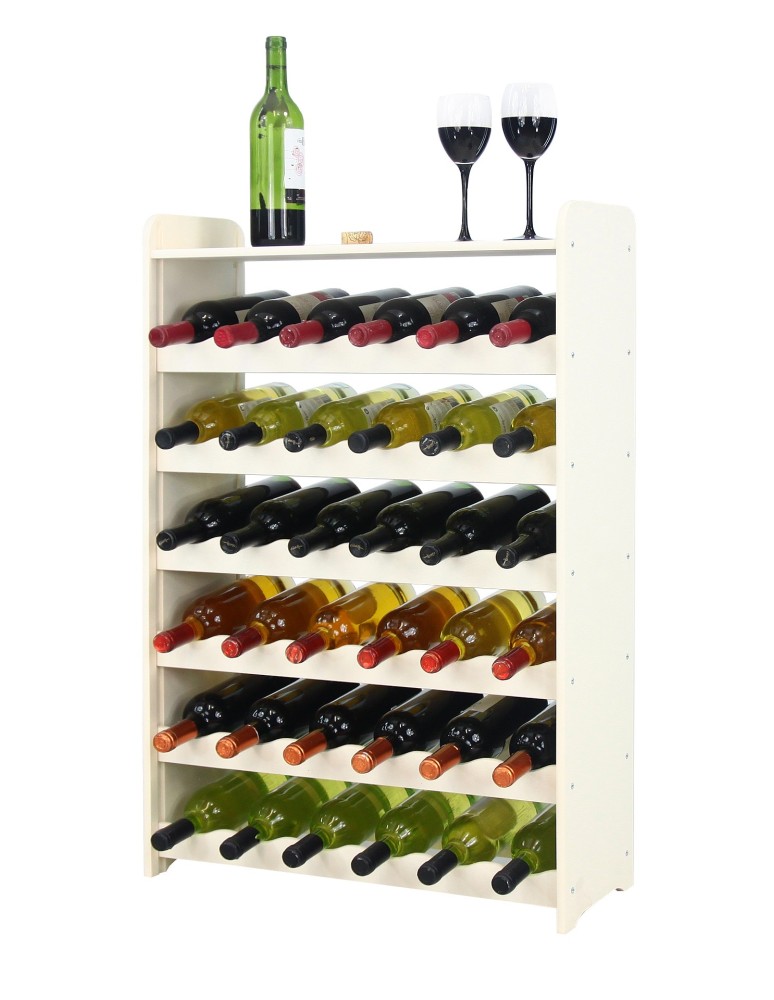 Regały - Regał na wino z półką RW-16 /36 butelek/ - Ecru - product b2b.wamar.biz 2