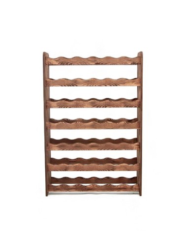 Regały - Regał na wino RW-16 /42 butelki/ - Brązowy Dekor - product 3