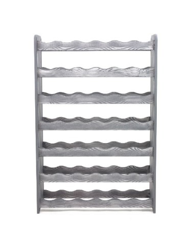 Regały - Regał na wino RW-16 /42 butelki/ - Szary Dekor - product 3