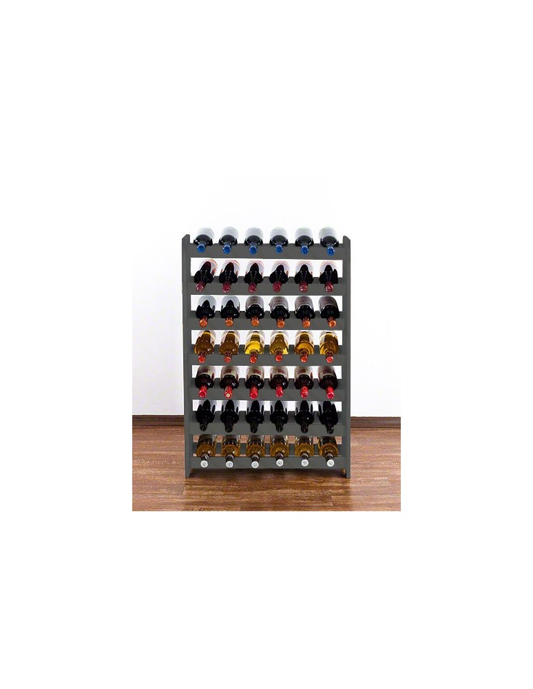 Regały - Regał na wino RW-16 /42 butelki/ - Szary - product b2b.wamar.biz 2