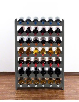 Regał na wino RW-16 /42 butelki/ - Szary - product 2