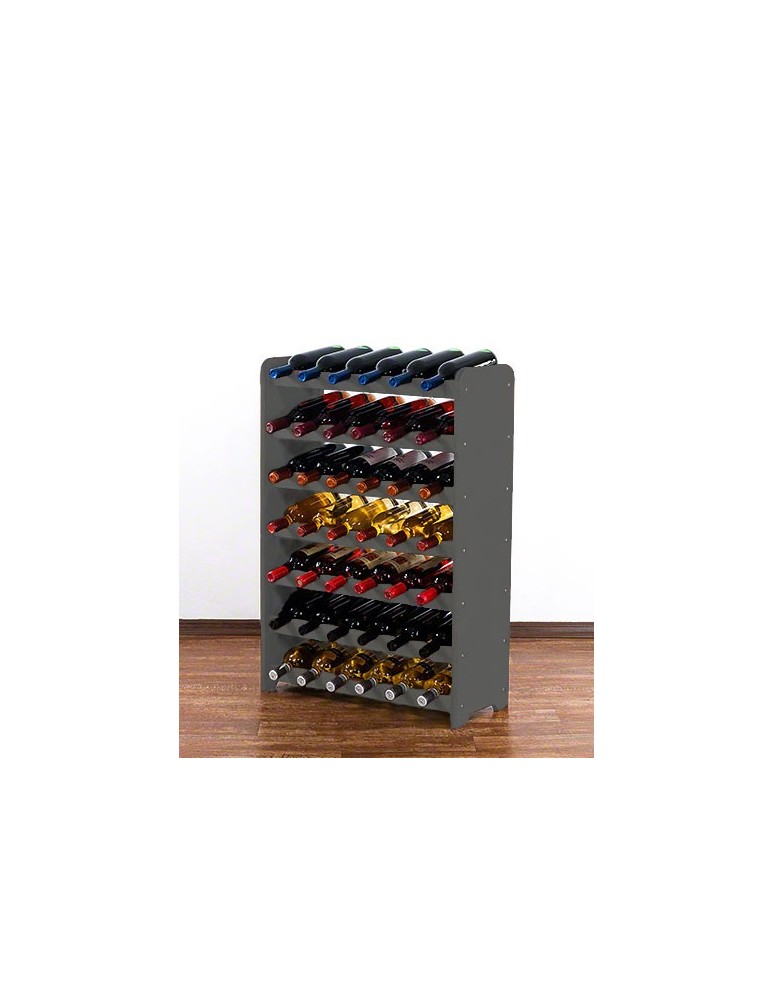 Regały - Regał na wino RW-16 /42 butelki/ - Szary - product b2b.wamar.biz 3