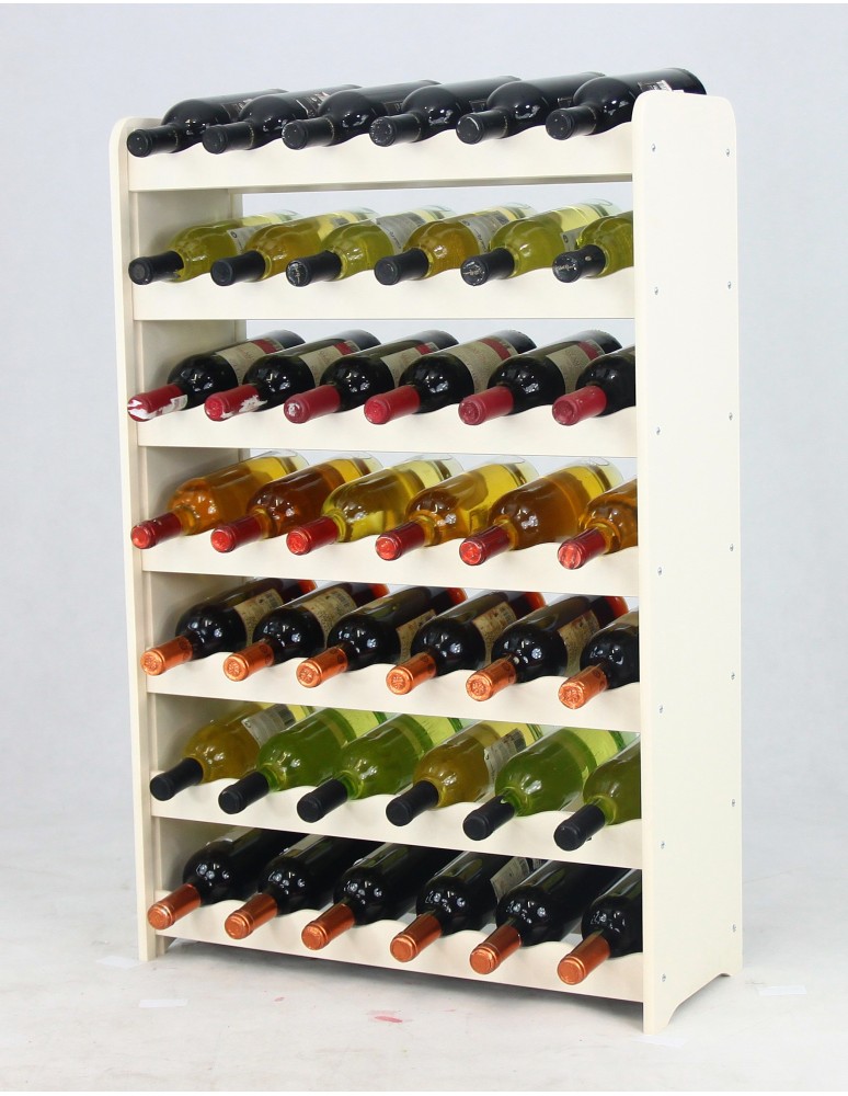 Regały - Regał na wino RW-16 /42 butelki/ - Ecru - produkt b2b.wamar.biz 4