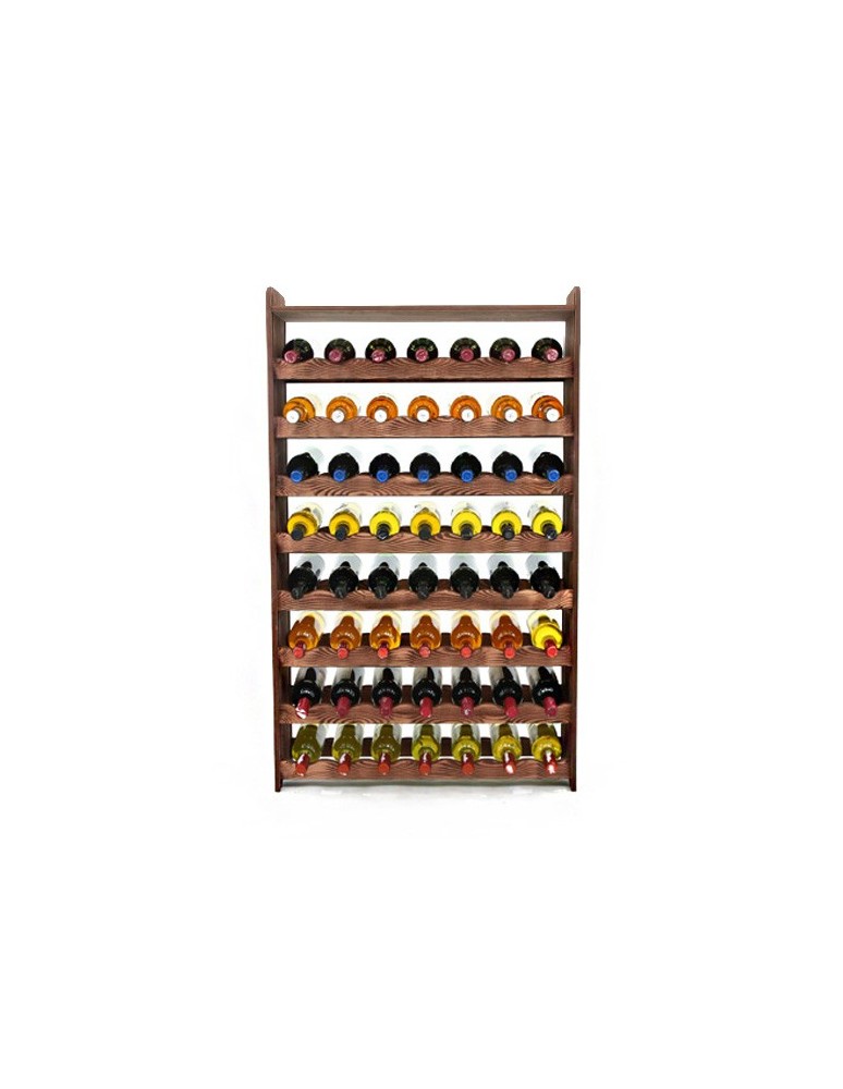 Regały - Regał na wino z półką RW-16 /56 butelek/ - Brązowy Dekor - produkt b2b.wamar.biz 2