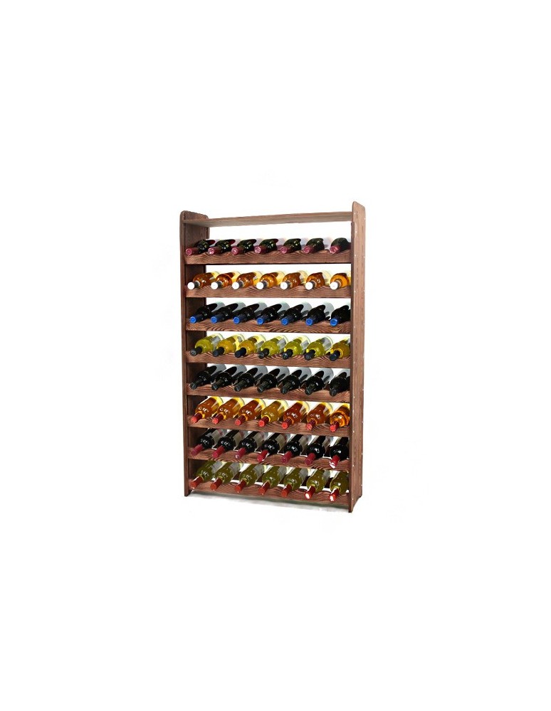 Regały - Regał na wino z półką RW-16 /56 butelek/ - Brązowy Dekor - produkt b2b.wamar.biz 3