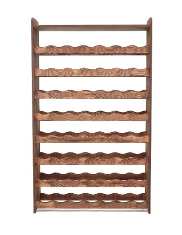 Regały - Regał na wino z półką RW-16 /56 butelek/ - Brązowy Dekor - produkt 4