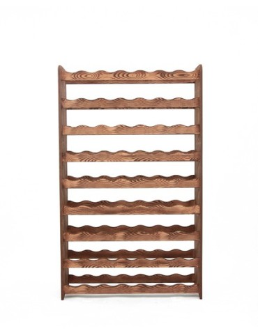 Regały - Regał na wino RW-16 /63 butelki/ - Brązowy Dekor - product 5