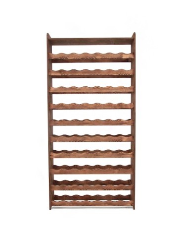 Regały - Regał na wino z półką RW-16 /70 butelek/ - Brązowy Dekor - produkt 3