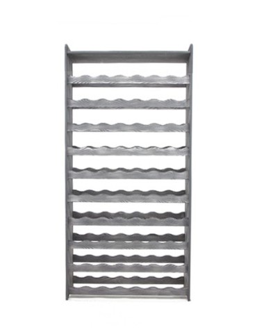 Regały - Regał na wino z półką RW-16 /70 butelek/ - Szary Dekor - product 4