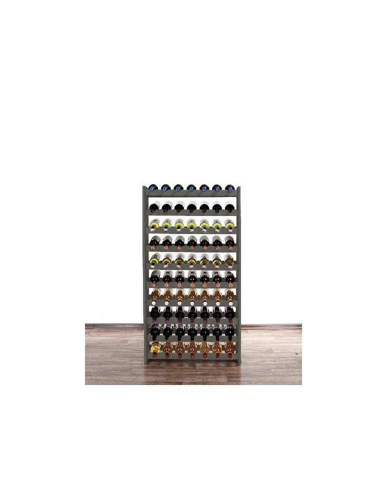 Regały - Regał na wino z półką RW-16 /70 butelek/ - Szary - product b2b.wamar.biz 5