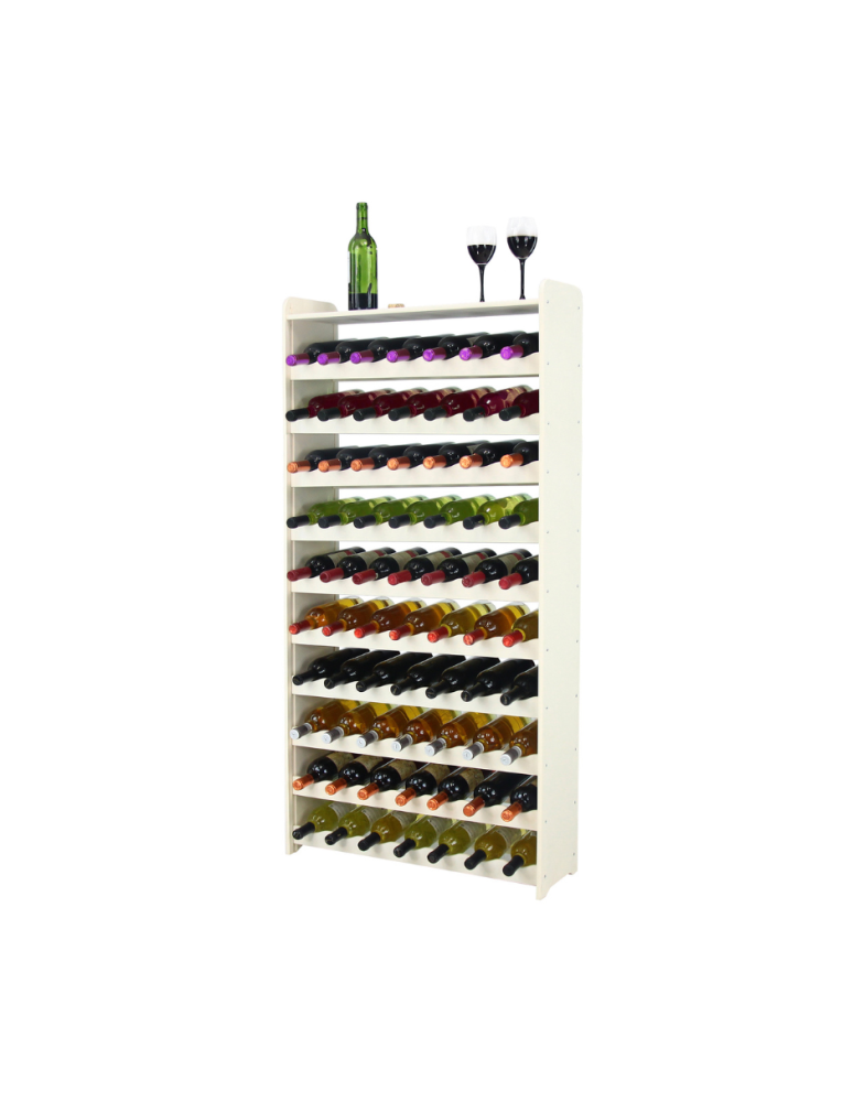 Regały - Regał na wino z półką RW-16 /70 butelek/ - Ecru - product b2b.wamar.biz 1