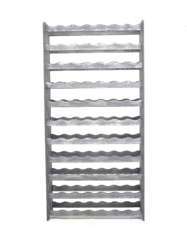 Regały - Regał na wino RW-16 /77 butelek/ - Szary Dekor - product 6