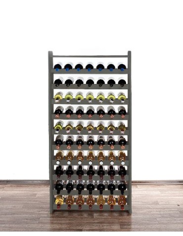 Regał na wino RW-16 /77 butelek/ - Szary - product 2