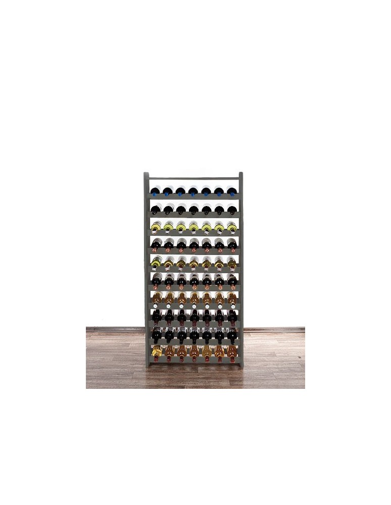 Regały - Regał na wino RW-16 /77 butelek/ - Szary - product b2b.wamar.biz 2