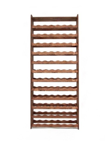 Regały - Regał na wino z półką RW-16 /84 butelki/ - Brązowy Dekor - product 3