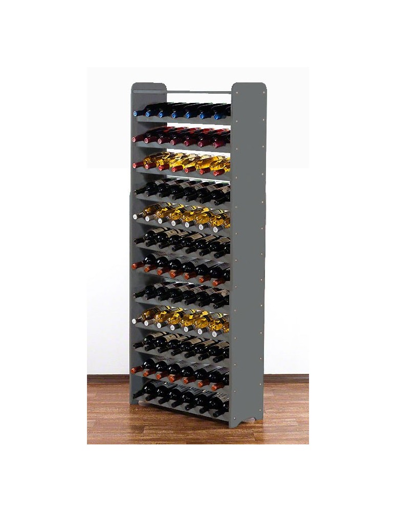 Regały - Regał na wino z półką RW-16 /84 butelki/ - Szary - product b2b.wamar.biz 2