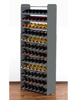 Regał na wino z półką RW-16 /84 butelki/ - Szary - product 2