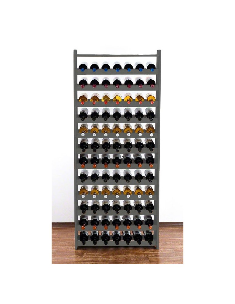 Regały - Regał na wino z półką RW-16 /84 butelki/ - Szary - product b2b.wamar.biz 3