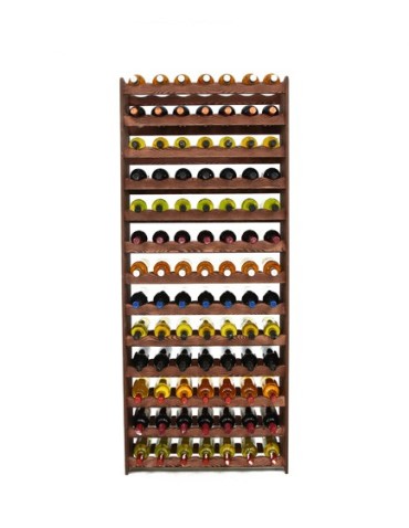 Regał na wino RW-16 /91 butelek/ - Brązowy Dekor - product 2