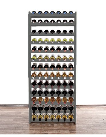 Regał na wino RW-16 /91 butelek/ - Szary - product 2
