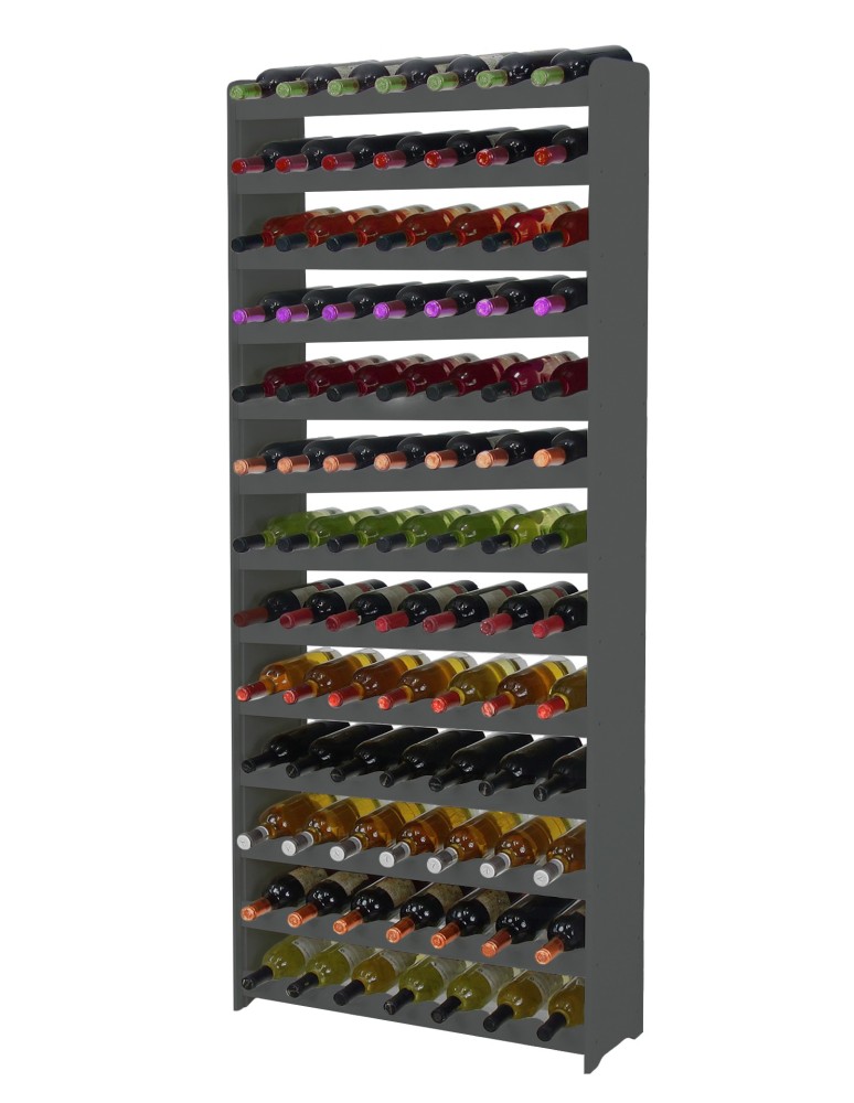 Regały - Regał na wino RW-16 /91 butelek/ - Szary - product b2b.wamar.biz 3