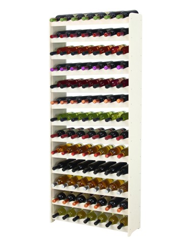 Regał na wino RW-16 /91 butelek/ - Ecru - product 2