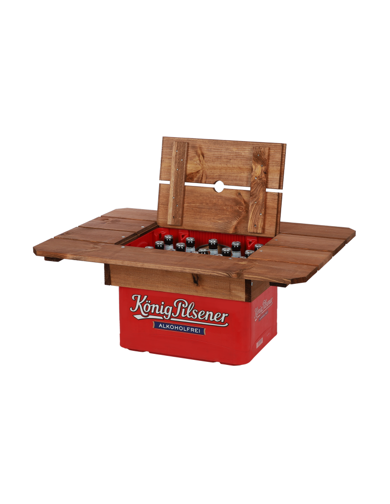 Art. Ogrodowe - Drewniany blat plenerowy na skrzynkę piwa BNP - Brązowy - product b2b.wamar.biz 3