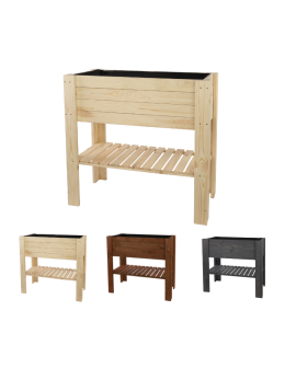 Skrzynia do uprawy – na nóżkach ZB4 / 79,5X79,5X42,6cm / Naturalny