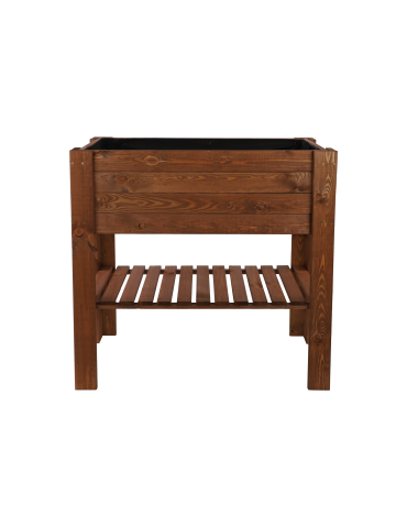 Skrzynia do uprawy – na nóżkach ZB4 / 79,5X79,5X42,6cm / Brązowy - product 2