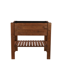 Skrzynia do uprawy – na nóżkach ZB4 / 79,5X79,5X42,6cm / Brązowy - product 2