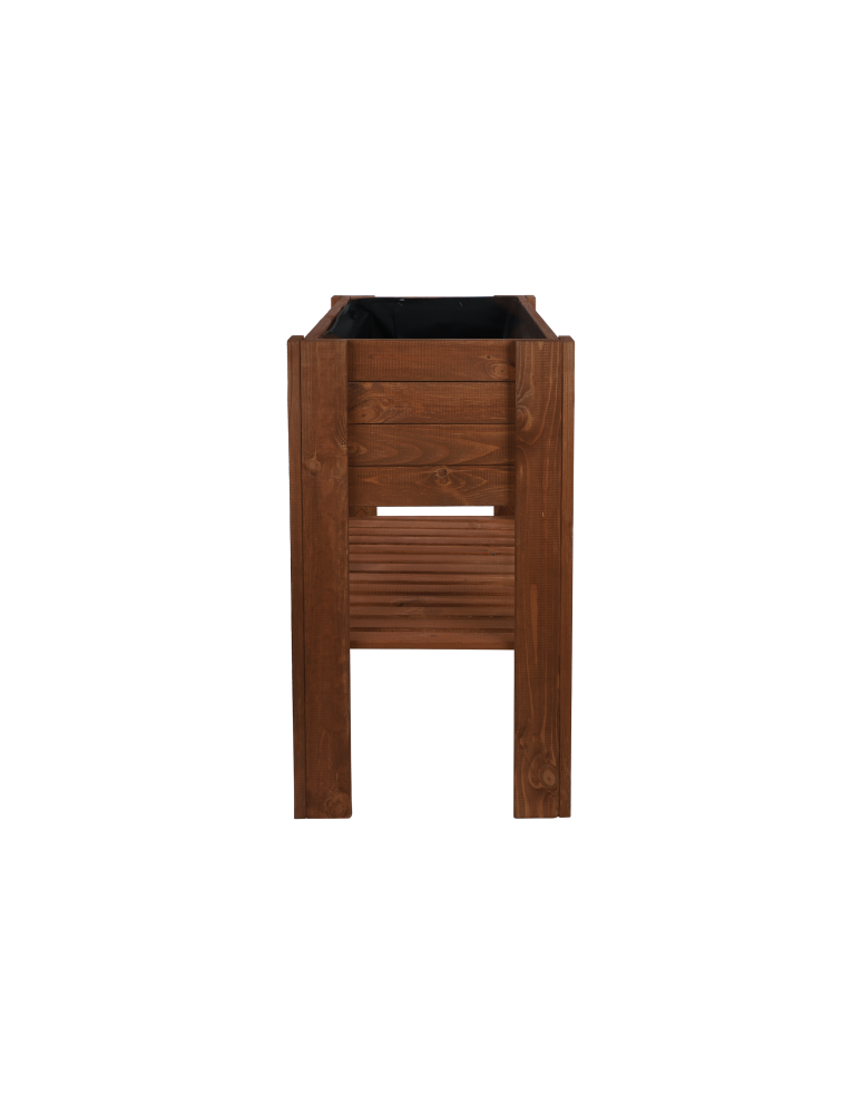 Grządki i Warzywniaki - Skrzynia do uprawy – na nóżkach ZB4 / 79,5X79,5X42,6cm / Brązowy - product b2b.wamar.biz 4