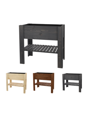 Skrzynia do uprawy – na nóżkach ZB4 / 79,5X79,5X42,6cm / Szary