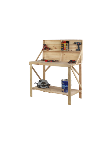 Stoły robocze - Drewniany Stół Warsztatowy SWD szer. 120cm - Niemalowany - product 4