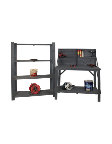 Stoły robocze - Drewniany Stół Warsztatowy SWD szer. 120cm - Szary - product 3