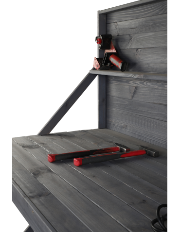 Stoły robocze - Drewniany Stół Warsztatowy SWD szer. 120cm - Szary - product 4