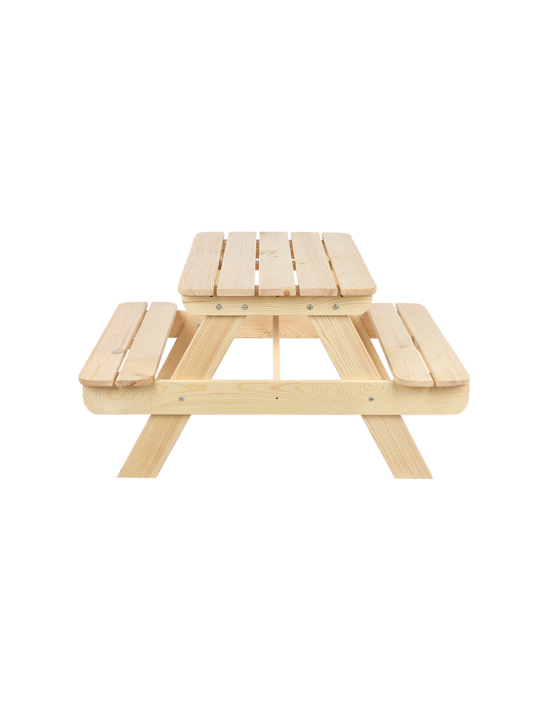 Art. Ogrodowe - Stół piknikowy z otworem na parasol SPD/80cm - Naturalny - product b2b.wamar.biz 2