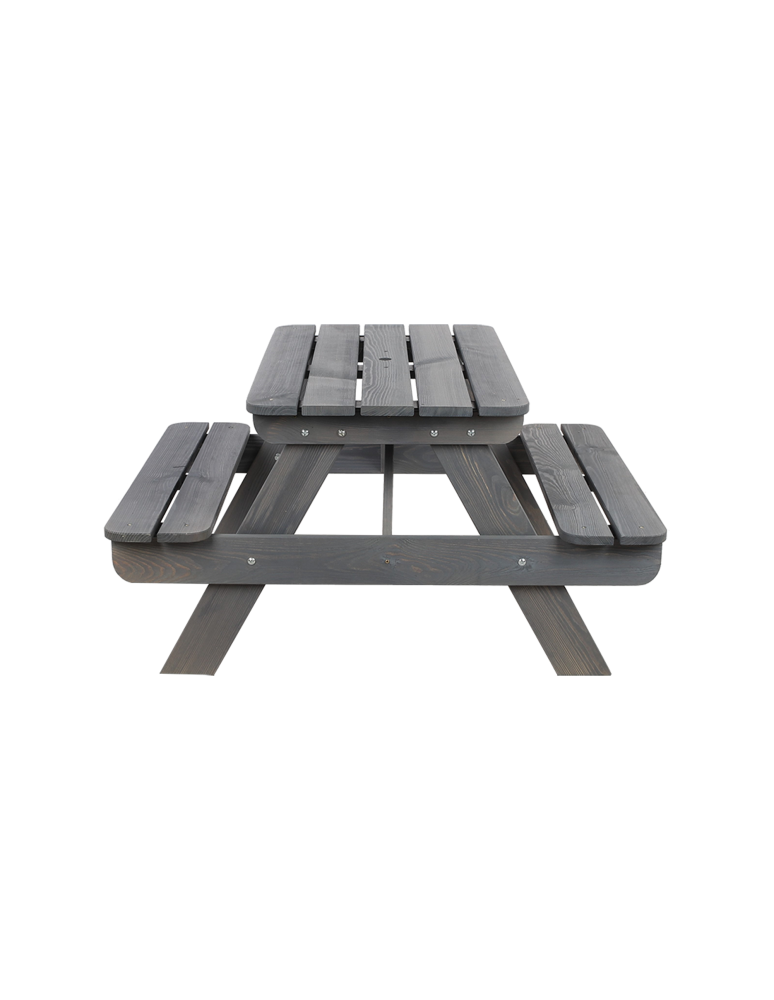 Art. Ogrodowe - Stół piknikowy z otworem na parasol SPD/80cm - Szary - product b2b.wamar.biz 2