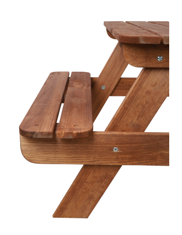 Art. Ogrodowe - Stół piknikowy z pojemnikiem i pokrywą SPD/80cm - Brązowy - product 4