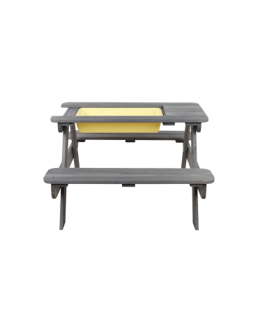 Art. Ogrodowe - Stół piknikowy z pojemnikiem i pokrywą SPD/80cm - Szary - product 5